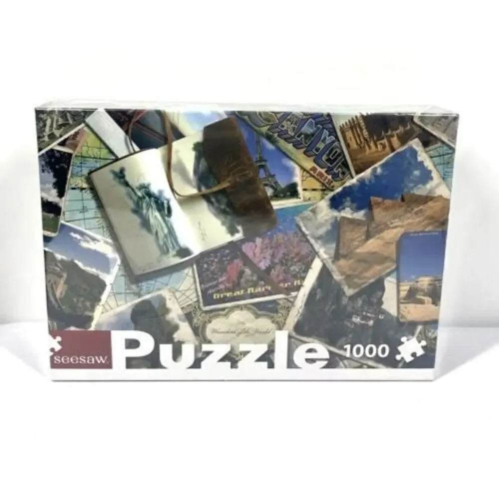 Seesaw 1000 Piece Jigsaw Puzzle WONDERS OF THE WORLD Travel New Sealed